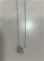 Collana Bolzoni Donna in Oro bianco Diamante 0.30 Ct C0615-W - C0615-W